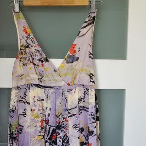 DVF Diane Von Furstenberg Cocktail dress 100% silk size 4